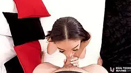 Watch this real teen get doggystyle pounded in public!