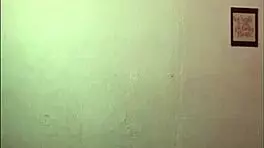 Wife touches herself with vibrator, showing big tits and ass