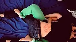 young couple having sex top view big cock big ass pussy monster cock