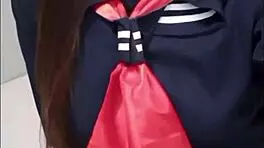 Is petite latina teen 18+ recording her sexy body with big ass and tight pussy?