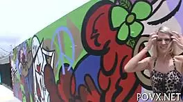 chrissy saunders gets rough pov blowjob and fucking