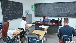 Izzy Bell Gets A Detention Dickdown With Riding, Titty Fuck, And Doggystyle On Monster Cock