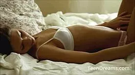 Anjelica Fingers Her Shaved Pussy With A Vibrator Until She Orgasms