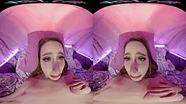 vrallure in her pillow palace with toys 😍