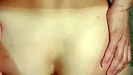 Hot brunette rides cock hard. Gets tight ass creampied close-up!