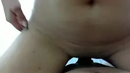 Employee Moans On Top With Tight Vagina