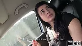 Seducing the stranded teen anna with tight wet pussy