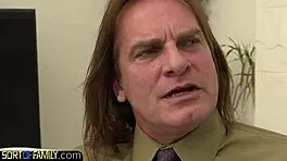 Damn! Tiny Teen Stepdaughter Bent Over and Plowed Doggystyle Hard