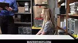 adira allure, that crazy teen shoplifter, drove the lp officer nuts!