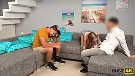 hunt4k lights off, blowjob mode on for cash deal