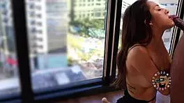 freya's sloppy blowjob feels amazing on my big cock.