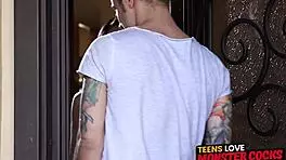 Teen stunner gabriella begs for hard cock in blowjob doggystyle cumshot