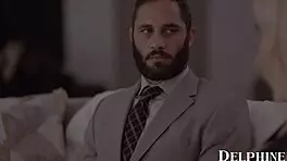 Busty babe Savannah Bond's tight pussy fucked hard in doggystyle, contrasting romance.