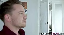 Teen Bound and Spanked Roughly with Paddle