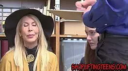 Hey, can you believe this real teen 18+ takes a massive cum facial from a milf?