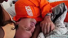 Ebony Kinsley FACESITS her stepdad!