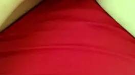 look, i'm masturbating my pussy in a swimsuit before the pool