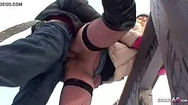 Real Czech teen outdoor sex 😍