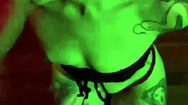 Beautiful Bondaged Tattooed Girlfriend Sandraxo1 Gives Intense Blowjob