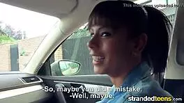 Mofos - Ebony Cutie Has Sex Outside