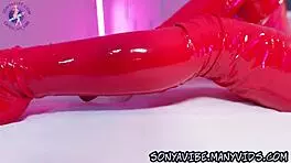 Ann Takamaki in 4k latex slut costume fucks every hole