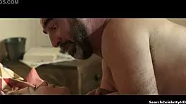 Celine Sallette in Les Rois du Monde 2015 topless scene