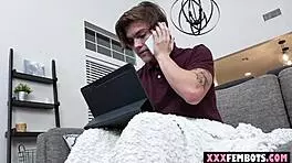 hot brunette robot for fucking