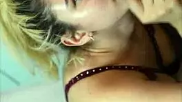 in the HOMEMADE kitchen, a BLONDE teen 18+ SUCKS and BLOWJOBS an amateur guy, capturing every sloppy detail in high definition