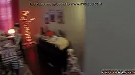 Step mom seduces Ally Pal's step daughter and acts as sexy step mother in POV.