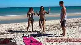 Lingerie Bondage And Big Tit Rough Sex Excited Young 18+ Tourists