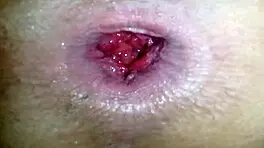 Close-up pov of lady receiving amateur massage and relaxation