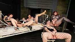 marcy diamond maggie green virgo peridot angelina castro and sexy vanessa in a 5 girls lesbian masturbation party