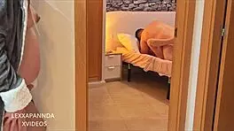 Fat guy fucks my 18-year-old stepsister