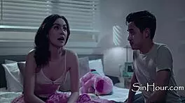 hiding in my study buddys stepsisters bedroom & fucking her