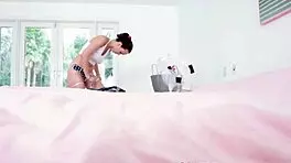 Jade Nile Performs Striptease For Stepbrother