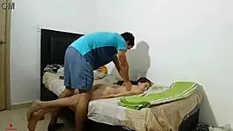 MY STEPBROTHER GIVES ME A DELICIOUS MASSAGE THAT TURNS INTO A WILD FUCK PART 1