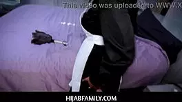 Hijabfamily - big thick ass teen maid gets acquainted with my cock