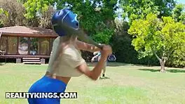 Alex Legend and Abella Danger Swing Hard!