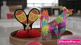 Feel the tiny stepsister's emotional stuffing with her bff.