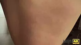 Belle fucked by stranger in toilet, bf watches