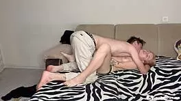 i watch my teen partner suck cock deep at home