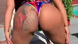 twerking ebony babe joins fat tits threesome fuck?