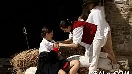 Two Petite Teen Girls Explore Horny Lesbian Fun with Soft Pussy Play.