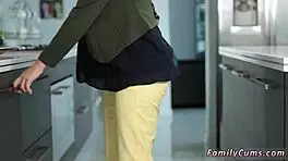 Stepfamily with hard on and stepmom teen 18+ companions stepdaughter first