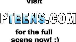 young hottie moans, 'bang me in doggy on the floor.'