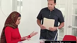 Muslim Stepsister Intriguingly Learns from Stepbrother Maya Farrell