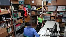 cop fucks teen at office after spotting theft