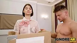 hey, wanna join safe sex with a robot in wild ffm threesome?