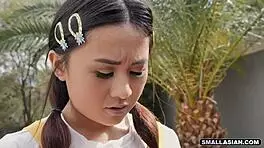 hey, we're teaming up on this hot asian teen in a wild threesome 😈