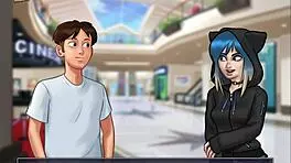 Summertime Saga 153 features a teen with small tits in this cartoon adventure